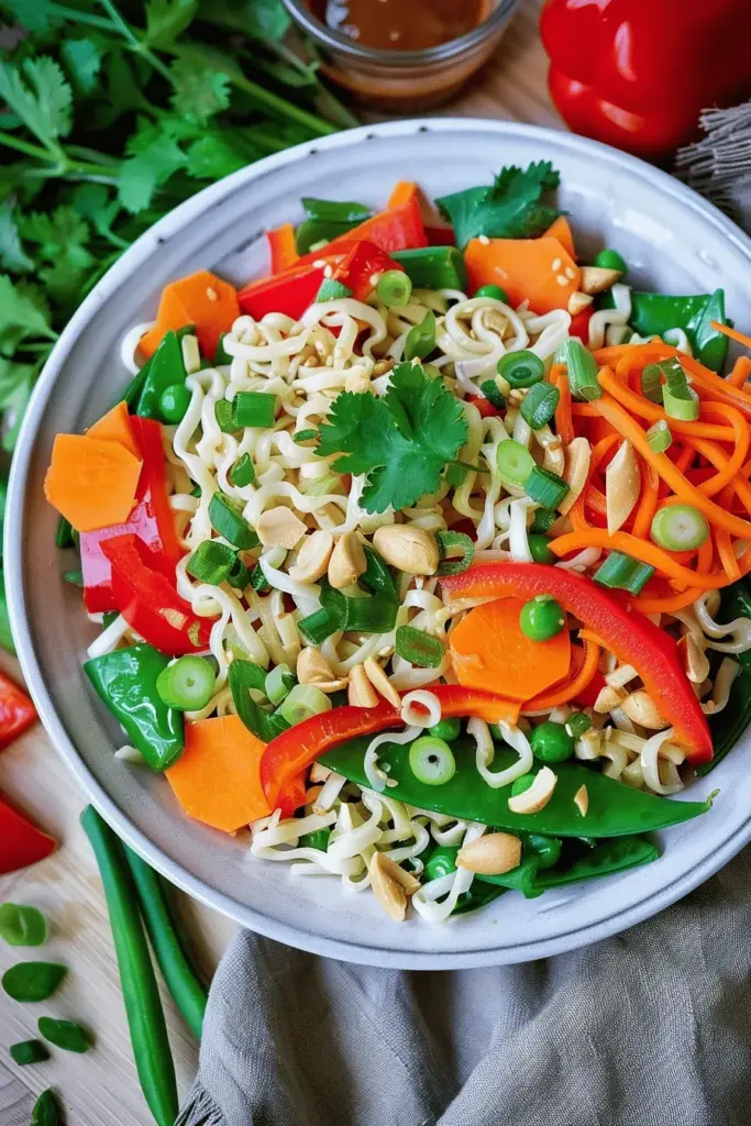 Asiatischer Nudelsalat mit Mie-Nudeln
