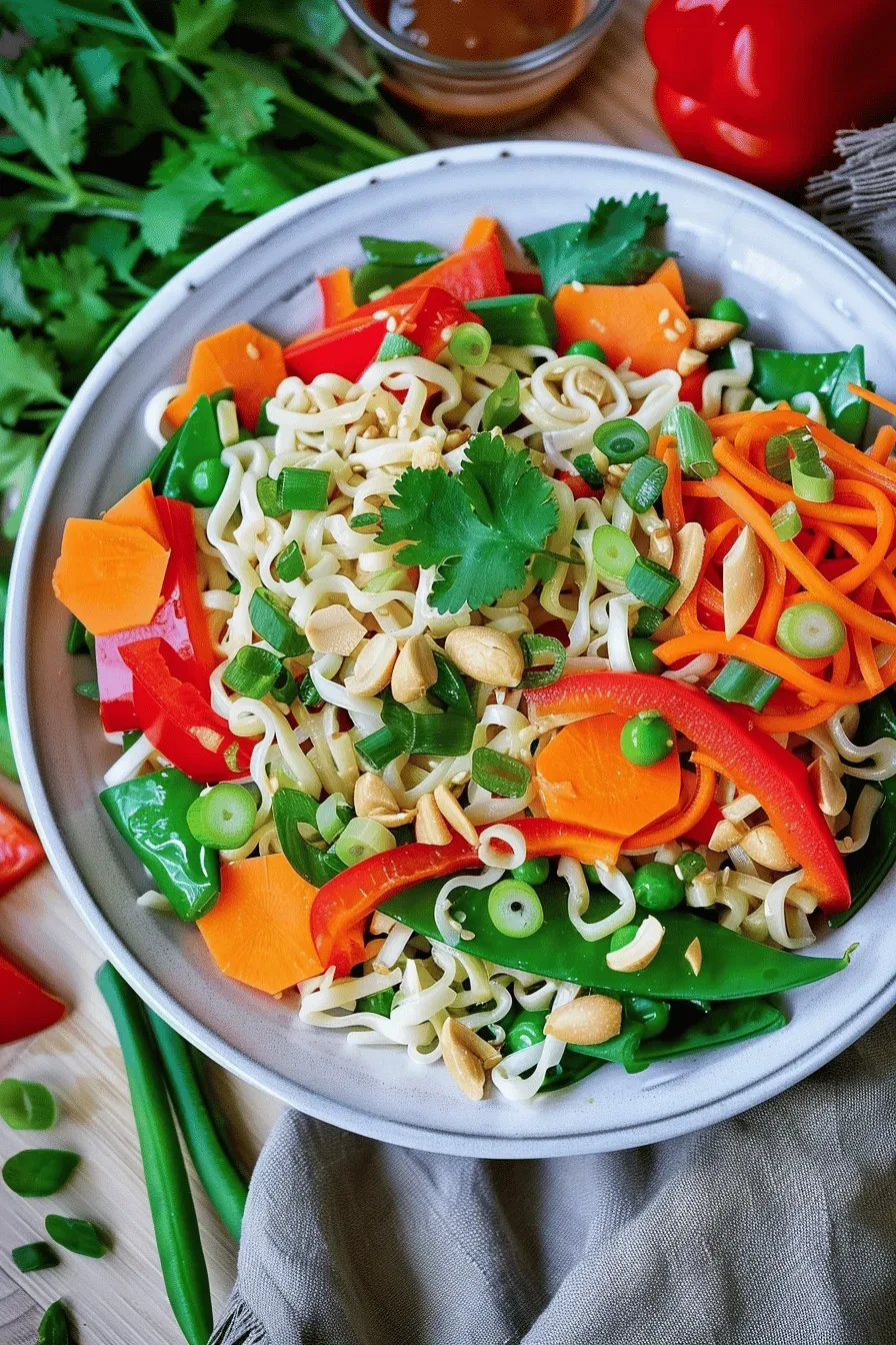 Asiatischer Nudelsalat mit Mie-Nudeln