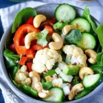 Blumenkohlsalat – roh, ganz einfach und Low Carb