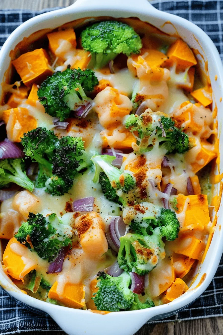 Brokkoliauflauf mit Süßkartoffeln – Kinderrezept