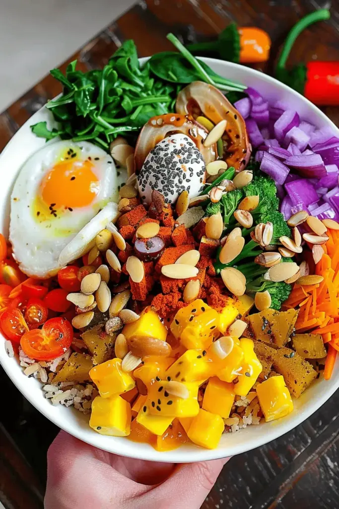 Clean Eating Buddha Bowl mit Süßkartoffeln und Linsen