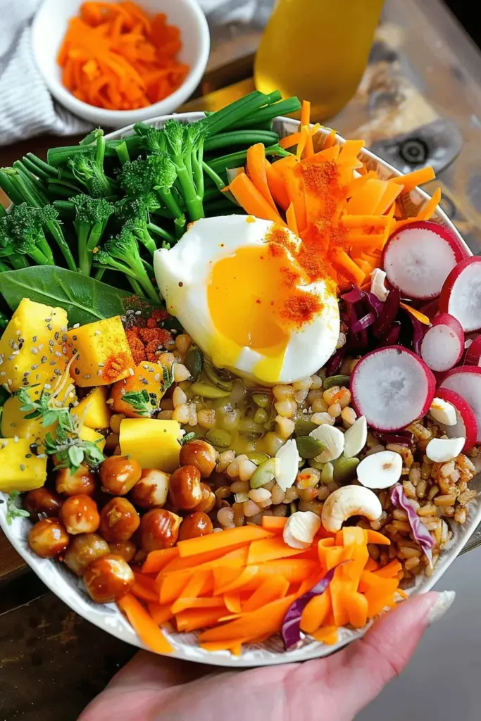 Clean Eating Buddha Bowl mit Süßkartoffeln und Linsen