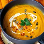 Einfache Kürbissuppe mit Curry