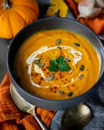 Einfache Kürbissuppe mit Curry img