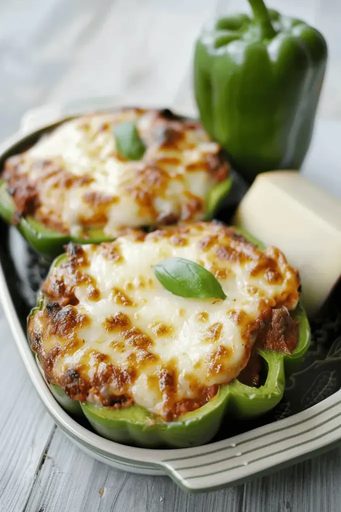 Gefüllte Lasagne-Paprika Low Carb