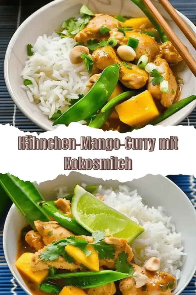 Hähnchen-Mango-Curry mit Kokosmilch