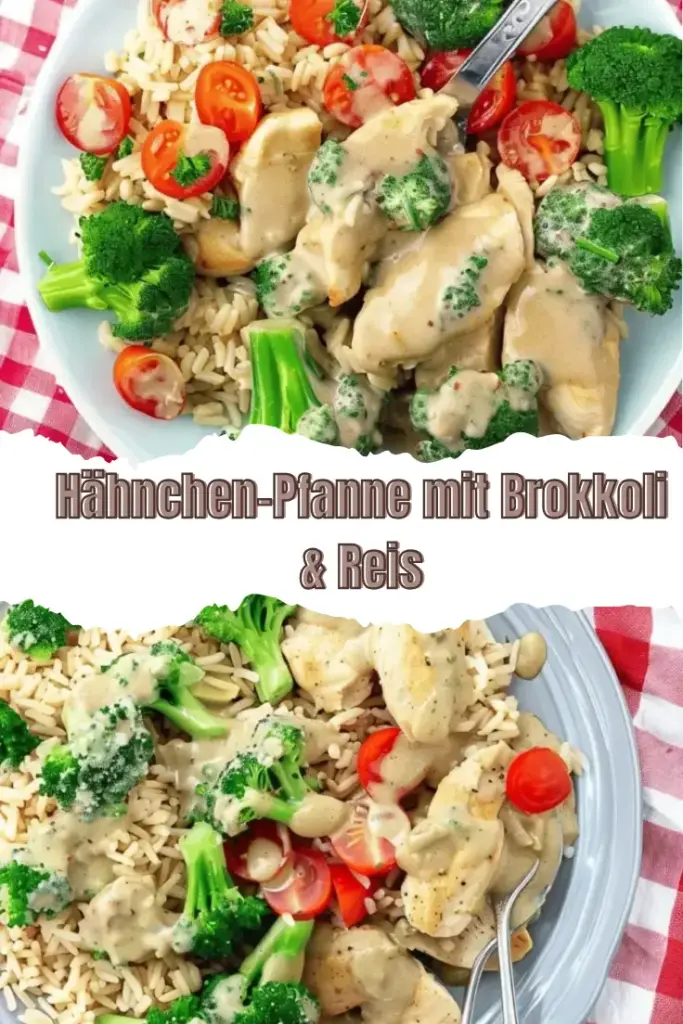 Hähnchen-Pfanne mit Brokkoli & Reis