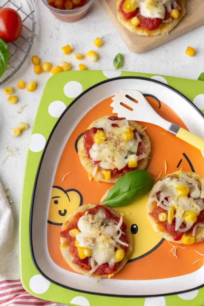 Kinderpizza mit Quark-Öl-Teig