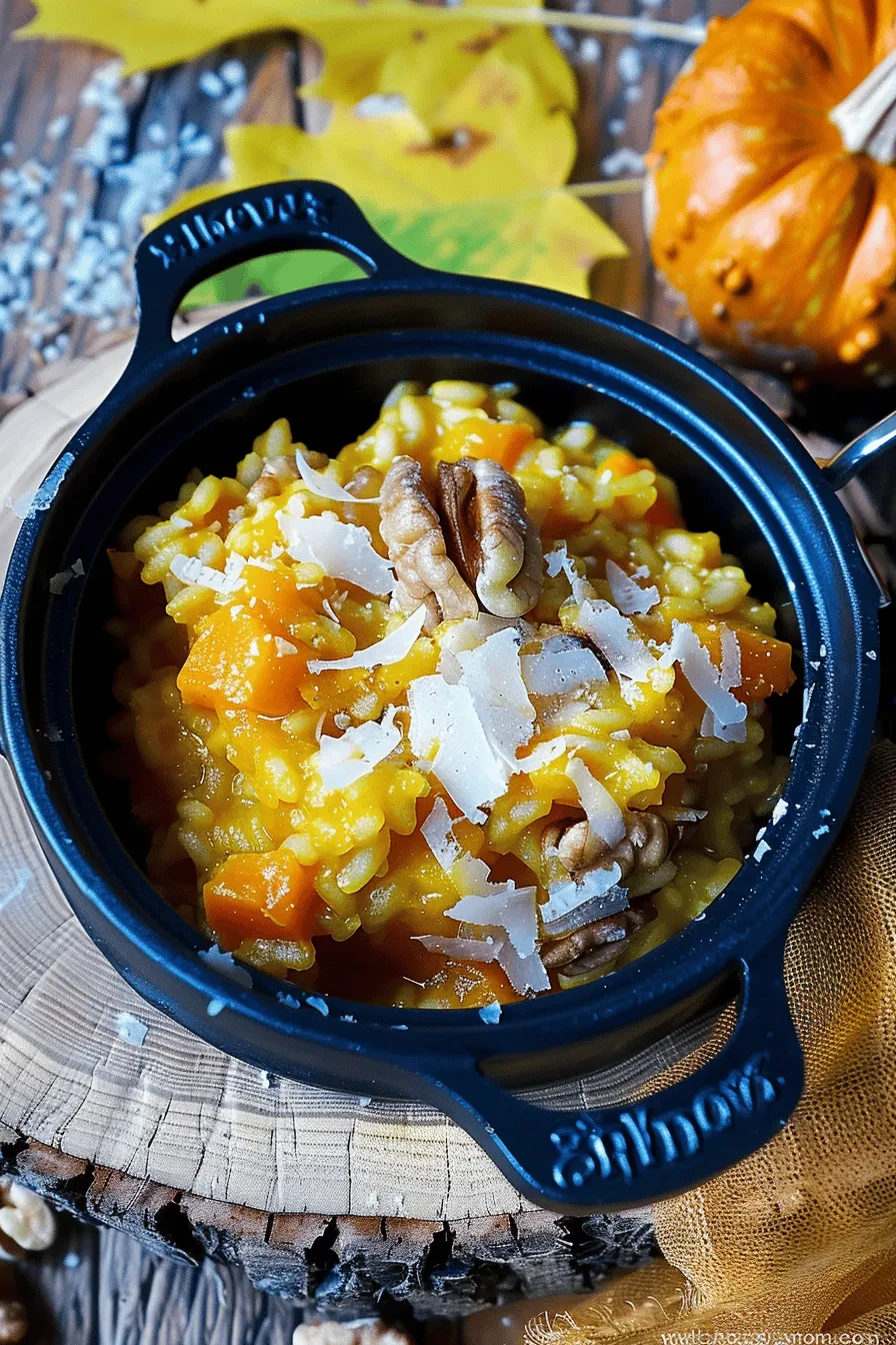 Kürbisrisotto mit Hokkaido
