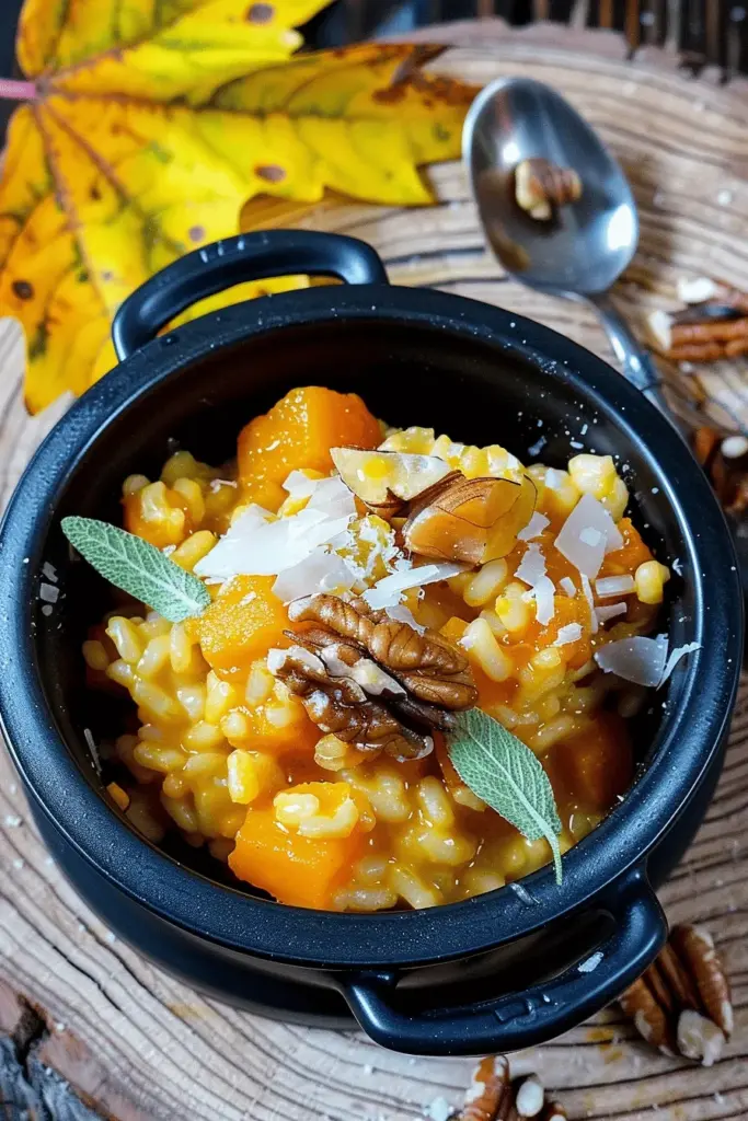 Kürbisrisotto mit Hokkaido