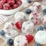 Low Carb Frozen Yoghurt Bites – 2 Zutaten
