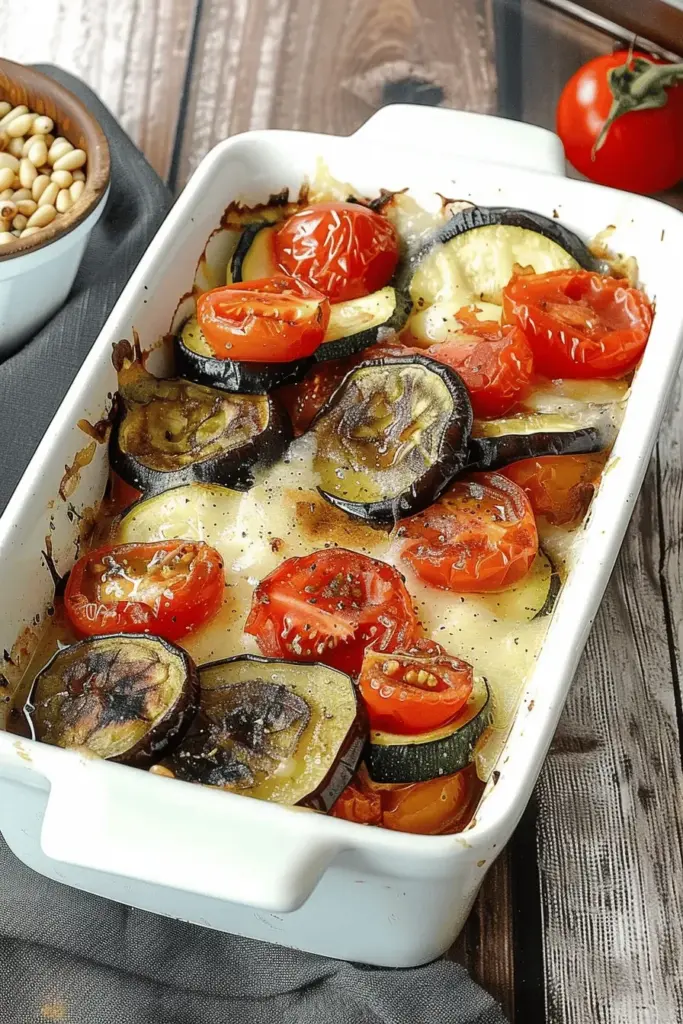 Low Carb Gemüseauflauf mit frischem Gemüse