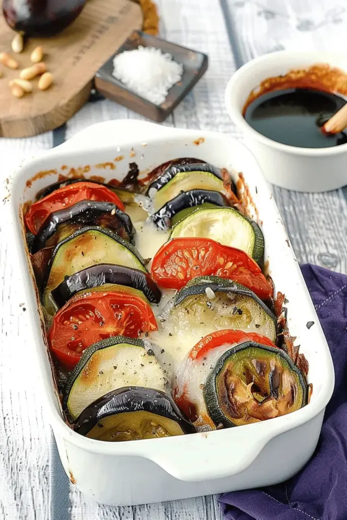 Low Carb Gemüseauflauf mit frischem Gemüse