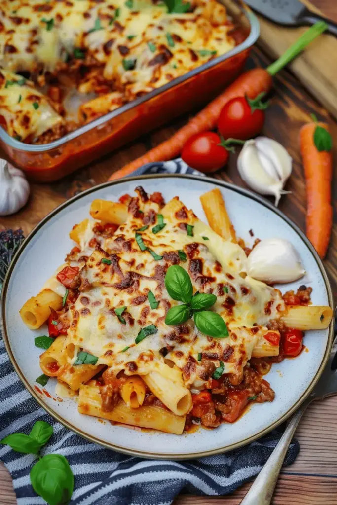 Nudelauflauf mit Hackfleisch – ganz einfach!