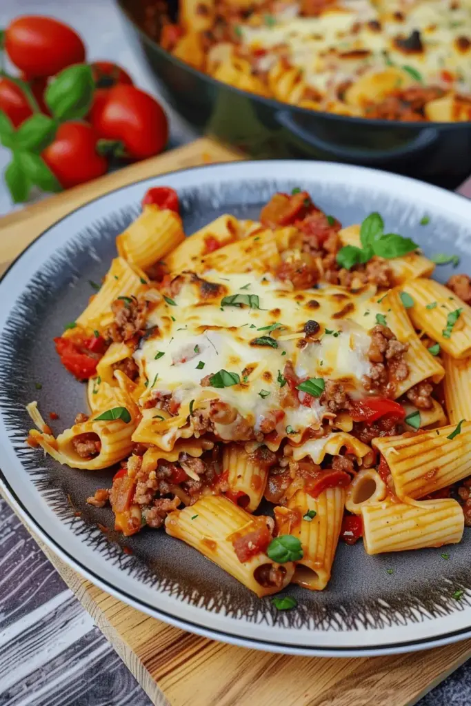 Nudelauflauf mit Hackfleisch – ganz einfach!
