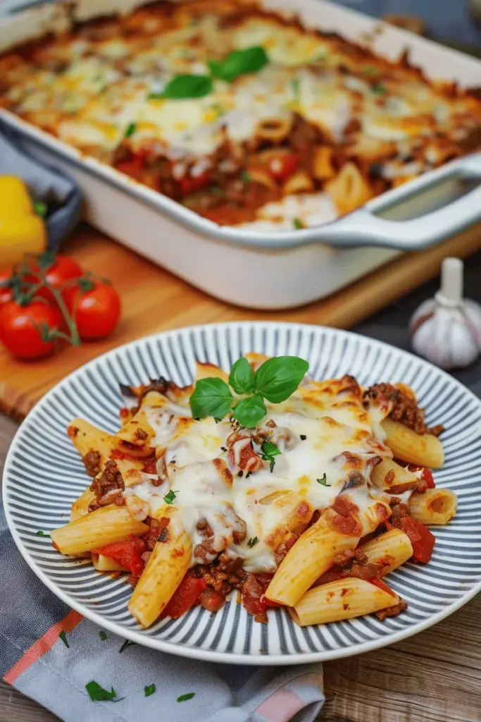 Nudelauflauf mit Hackfleisch – ganz einfach!