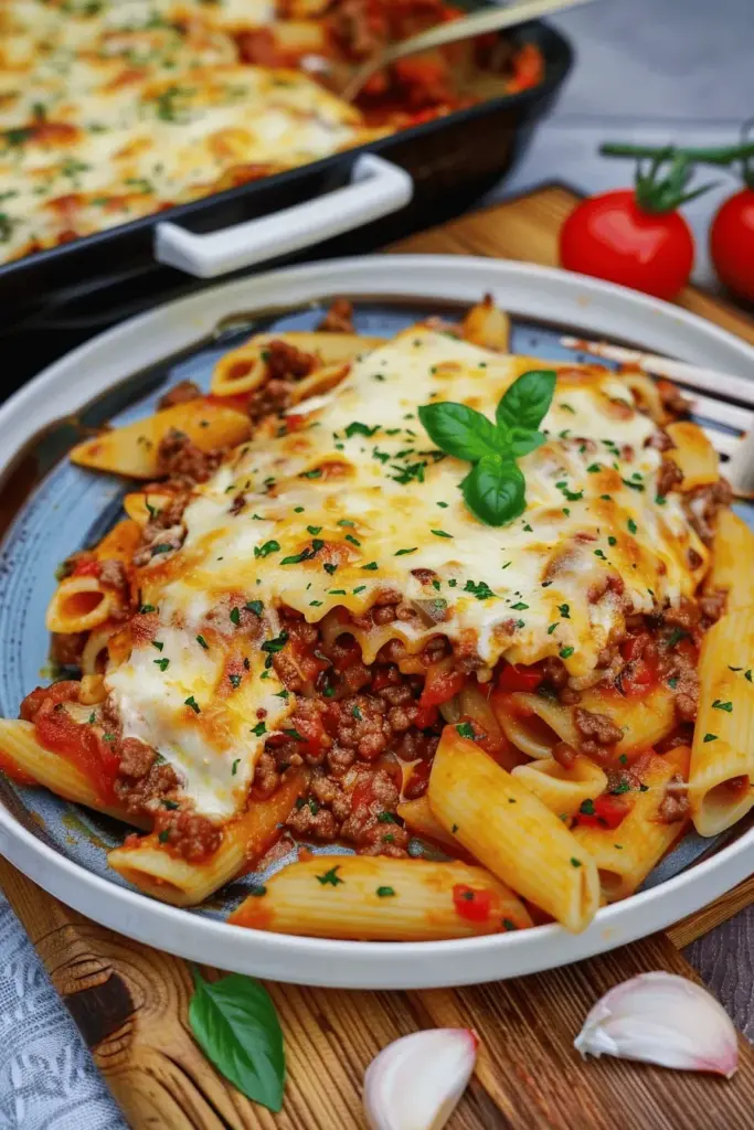 Nudelauflauf mit Hackfleisch – ganz einfach!