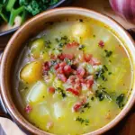 Savoy Cabbage Soup with Potatoes and Bacon