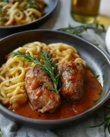 Schweinefilet mit Parmaschinken aus dem Ofen
