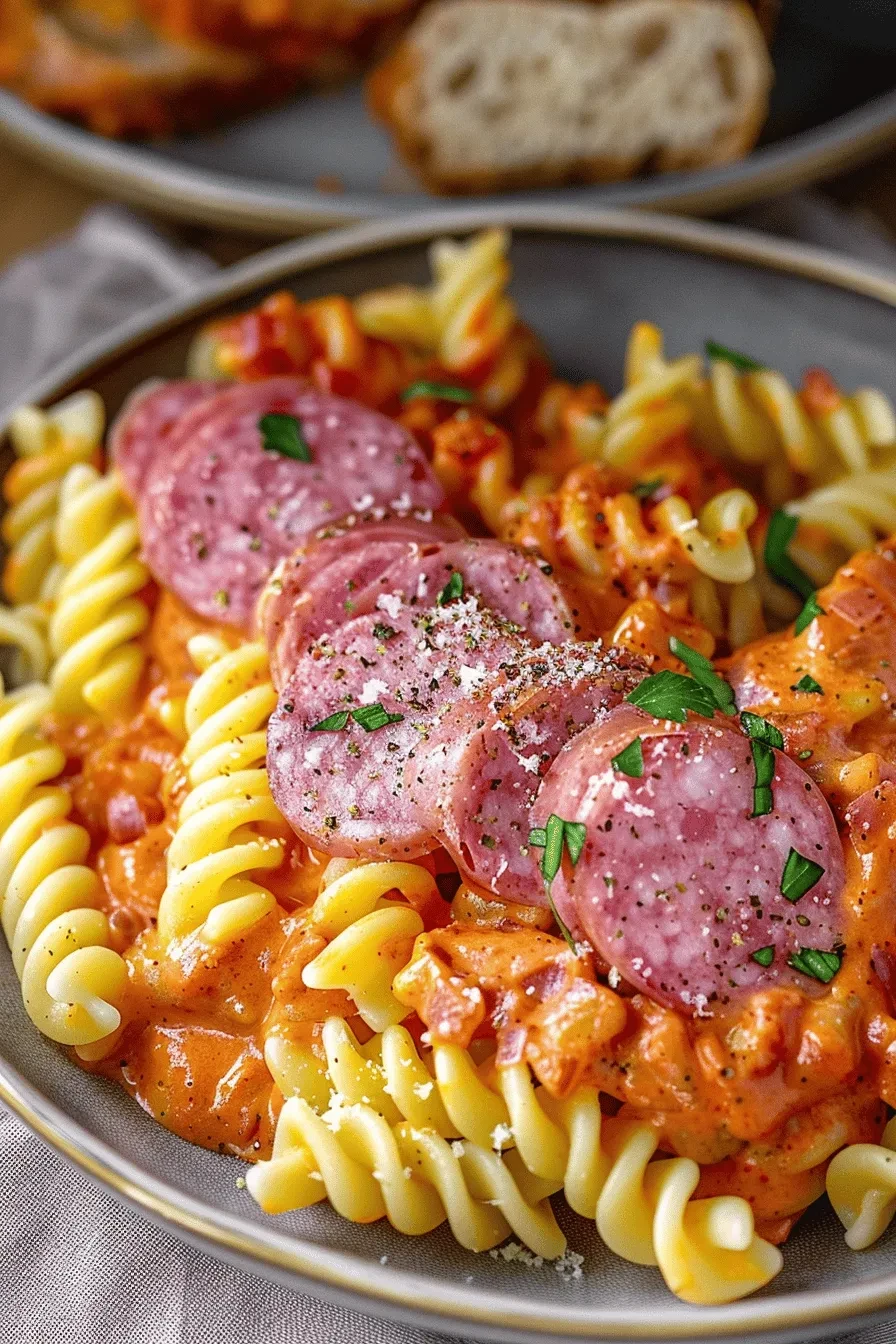 Turboschnelle Nudeln mit cremiger Tomatensauce