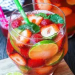 Alkoholfreie Erdbeerbowle