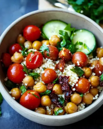 Couscous-Salat mit Kichererbsen Img