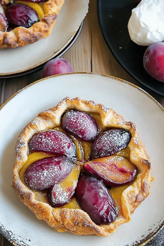 Gesunde Mini Galettes mit Zwetschgen