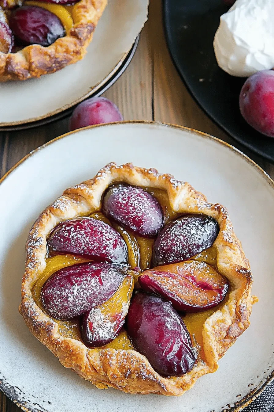 Gesunde Mini Galettes mit Zwetschgen