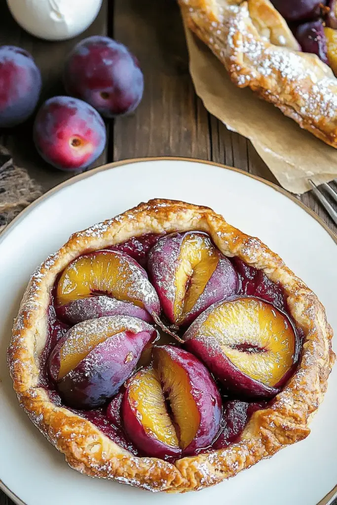 Gesunde Mini Galettes mit Zwetschgen