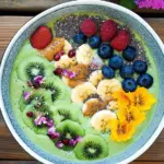 Grüne Smoothie Bowl – gesundes Frühstück