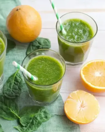 Grüner Smoothie mit Spinat Img