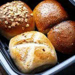 Heißluftfritteuse – Brötchen aufbacken