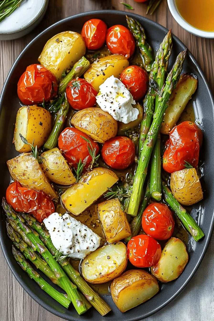 Kartoffel-Spargel-Blech – das perfekte Feierabendrezept!