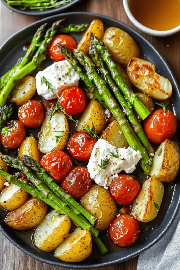 Kartoffel-Spargel-Blech – das perfekte Feierabendrezept!