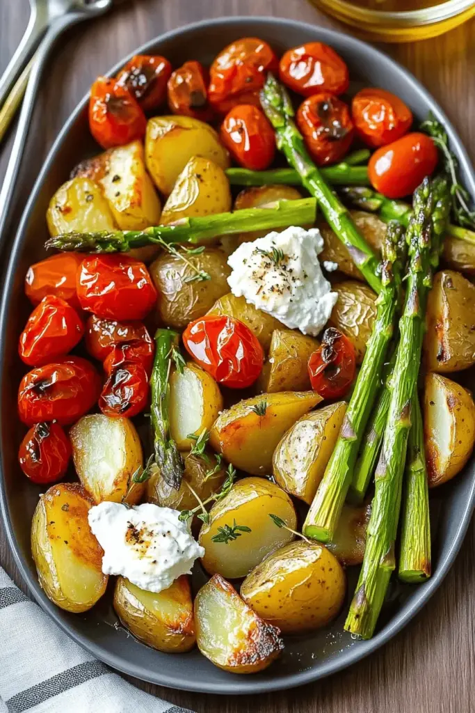 Kartoffel-Spargel-Blech – das perfekte Feierabendrezept!