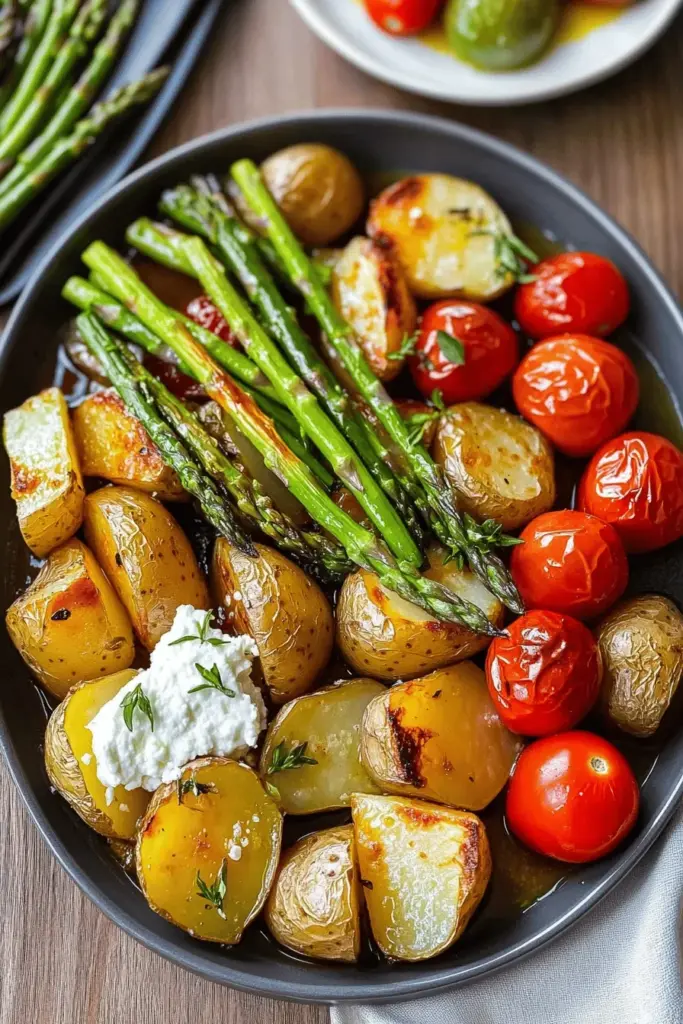 Kartoffel-Spargel-Blech – das perfekte Feierabendrezept!