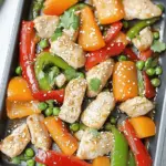 Low Carb Hähnchen-Gemüse – Ein-Blech-Rezept