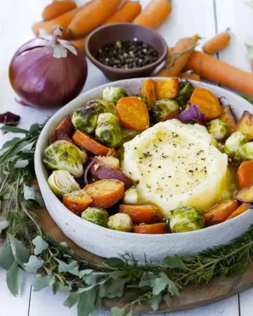 Low Carb Ofengemüse mit Ofenkäse