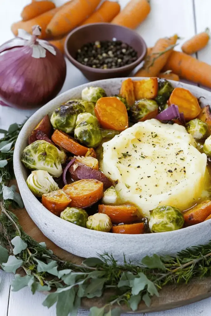 Low Carb Ofengemüse mit Ofenkäse