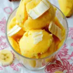 Mango-Bananen-Sorbet – gesundes Eis