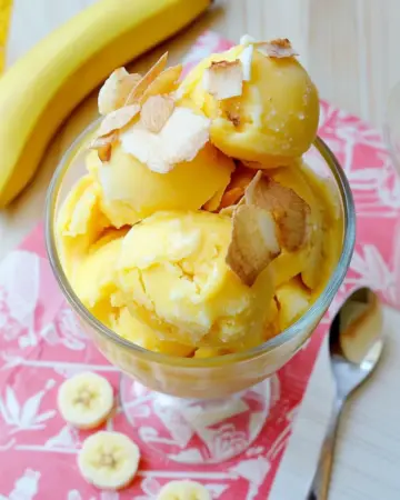 Mango-Bananen-Sorbet – gesundes Eis Img
