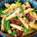 Nudelsalat mit Honig-Senf-Dressing