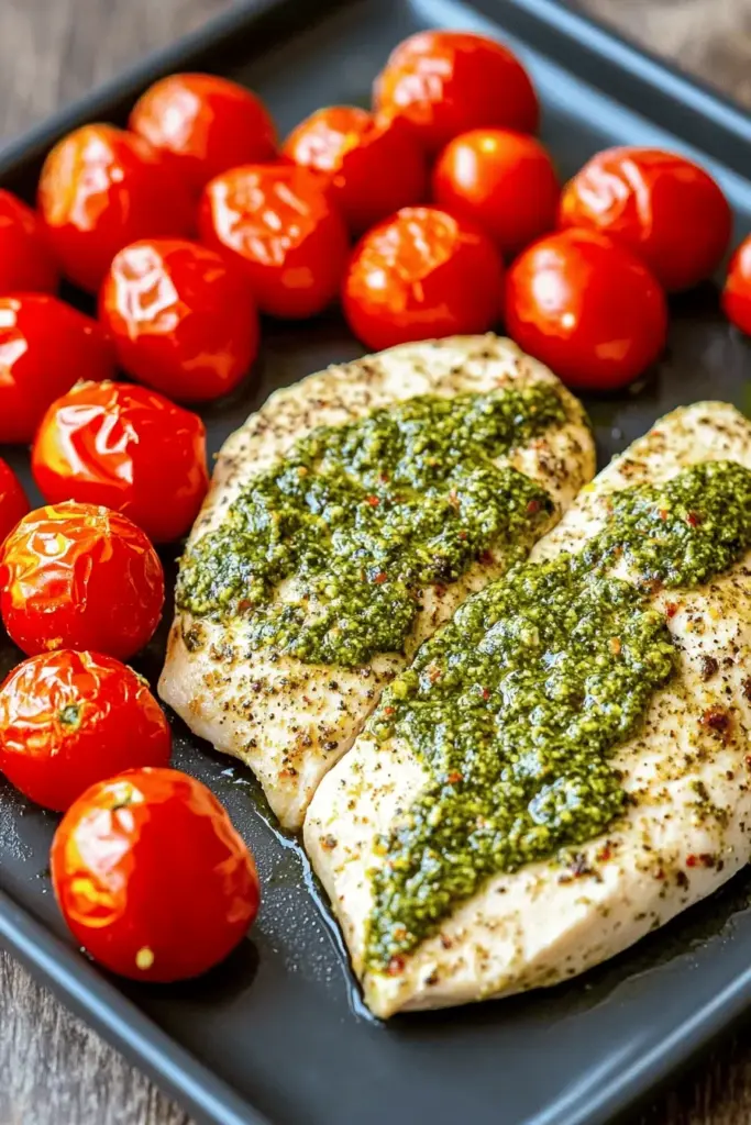Pesto-Hähnchen mit 3 Zutaten