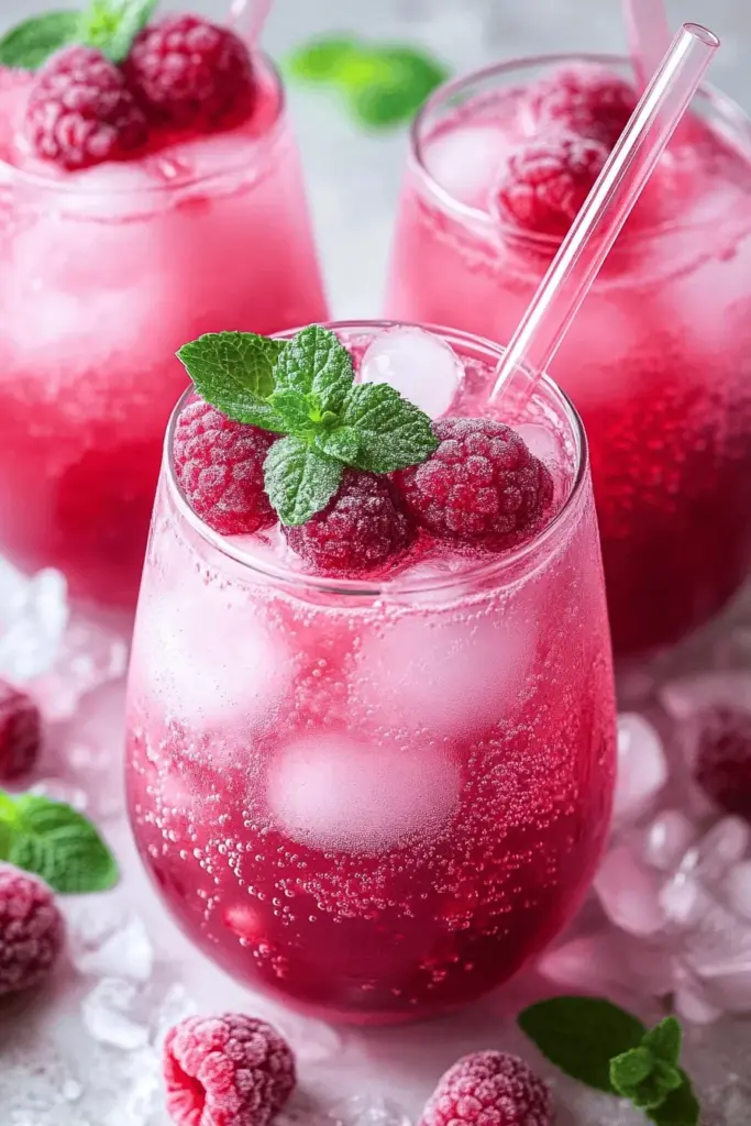 Pink Drink – das Trendgetränk mit Himbeeren