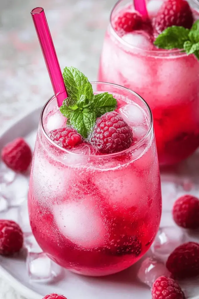 Pink Drink – das Trendgetränk mit Himbeeren