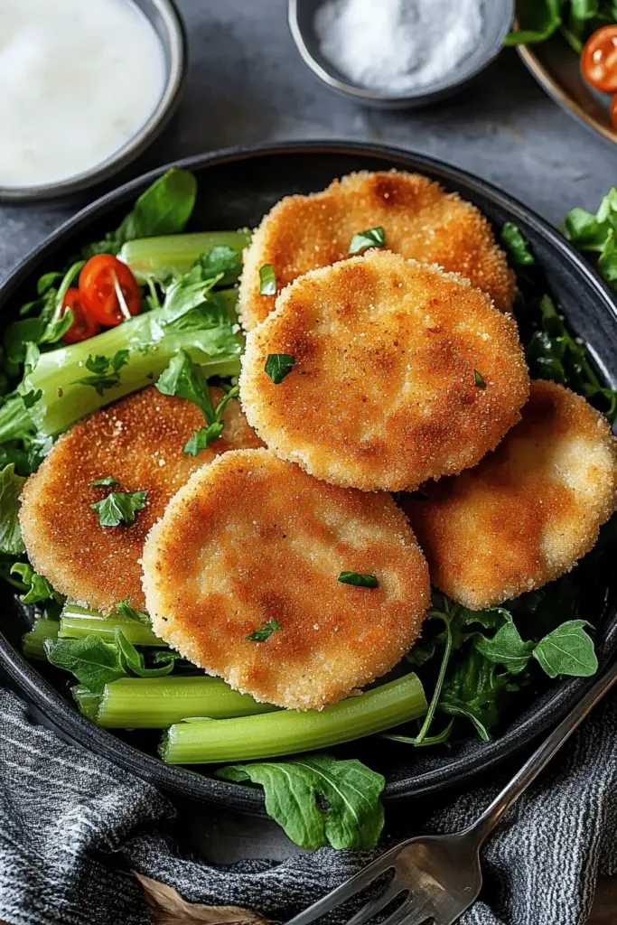 Sellerieschnitzel – knusprig, einfach & lecker
