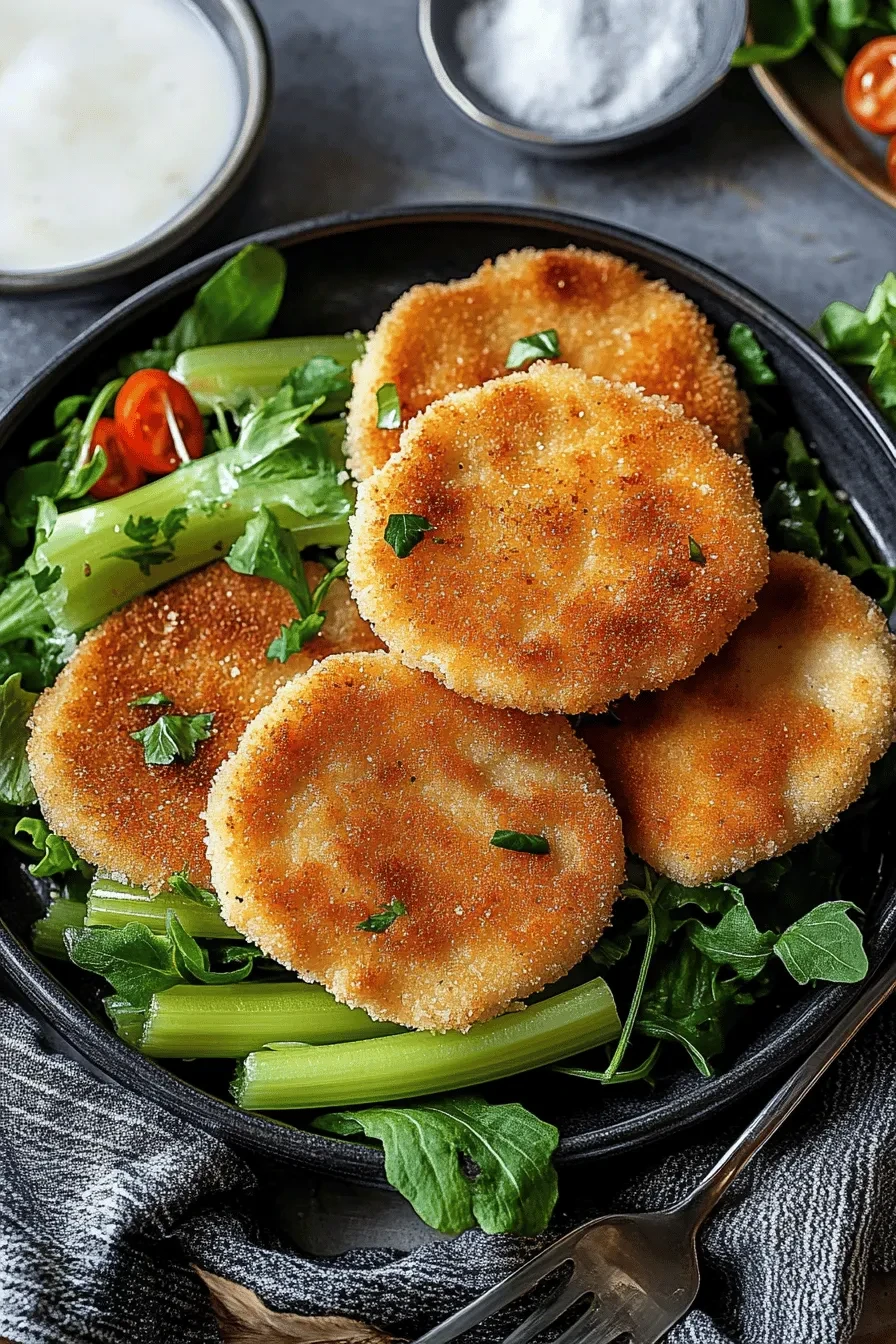 Sellerieschnitzel – knusprig, einfach & lecker
