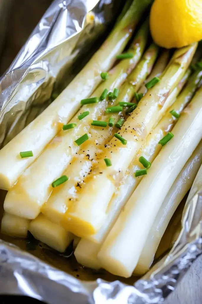 Spargel in Alufolie – einfaches Rezept