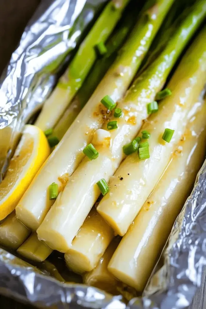 Spargel in Alufolie – einfaches Rezept