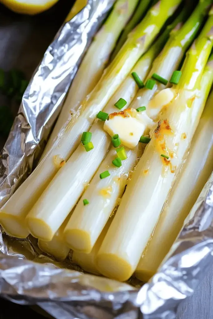 Spargel in Alufolie – einfaches Rezept